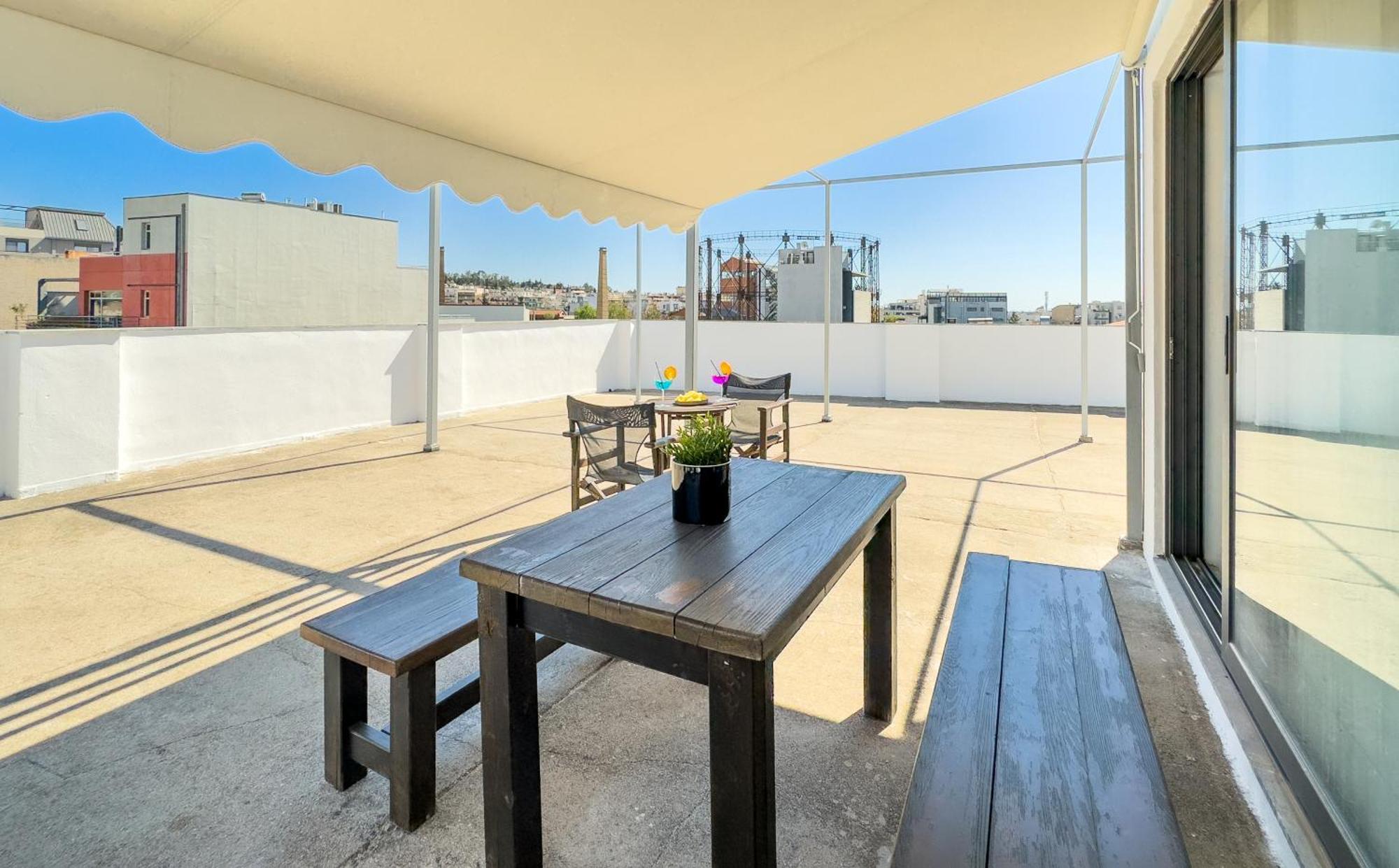 Ceramus Apartments Gazi View Athena Bagian luar foto