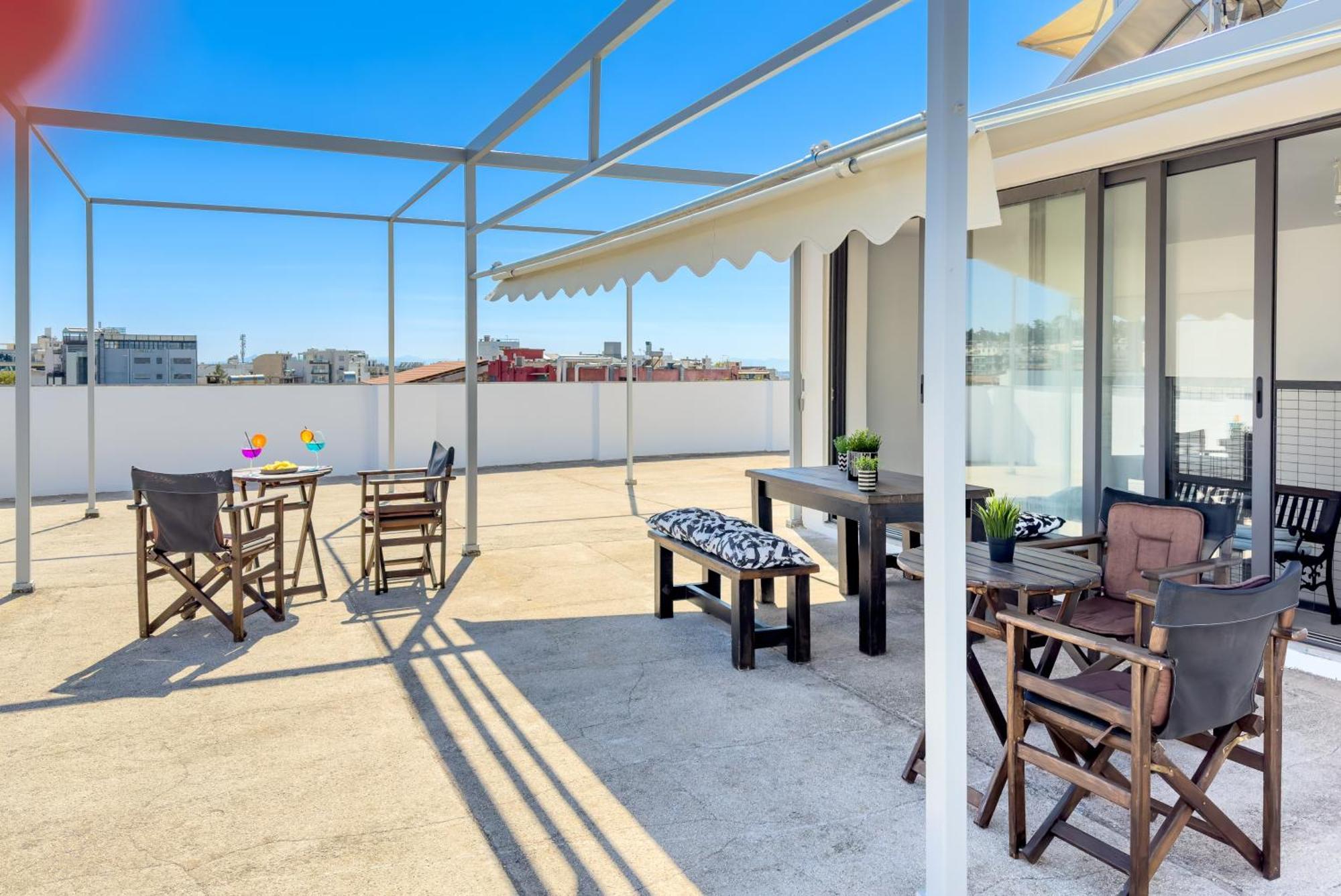 Ceramus Apartments Gazi View Athena Bagian luar foto